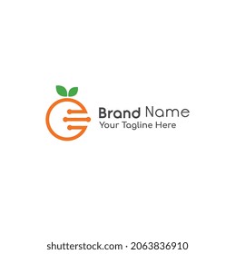 orange logo company for new company