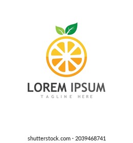 orange logo design and symbol