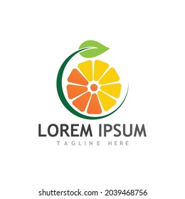 orange logo design and symbol