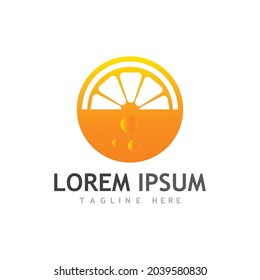 orange logo design and symbol