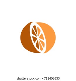 Orange Logo Design Template VI