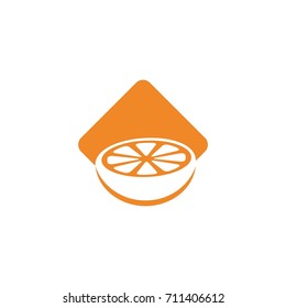 Orange Logo Design Template X