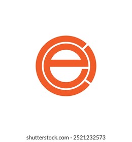 Diseño de logo naranja. Es un diseño de logotipo de Vector para la empresa y la marca