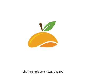 Orange logo design Vector icon illustration design