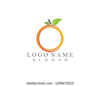 
Orange logo design Vector icon
