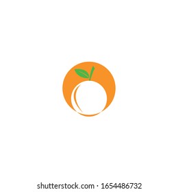 Orange logo design Vector icon illustration design