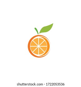 Orange logo design Vector icon illustration design