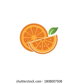 Orange logo design Vector icon illustration design