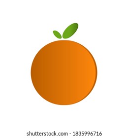 Orange logo design Vector icon
