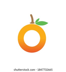 Orange logo design Vector icon illustration design
