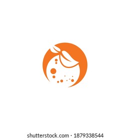 Orange logo design Vector icon illustration design