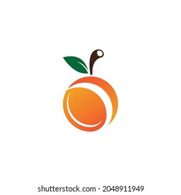 Orange logo design Vector icon illustration design