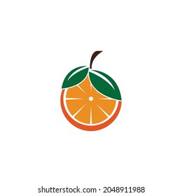 Diseño de logotipo naranja Diseño de icono Vector