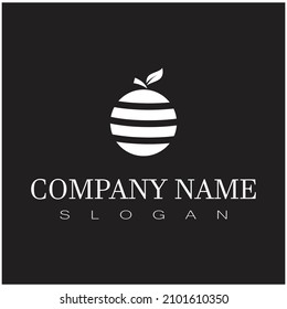 Orange Logo Design Vektorgrafik-Design