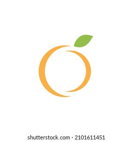 Orange logo design Vector icon illustration design