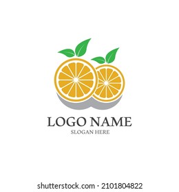 Orange logo design Vector icon illustration design
