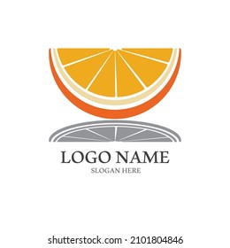 Orange logo design Vector icon illustration design