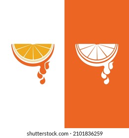 Orange logo design Vector icon illustration design