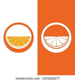 Orange logo design Vector icon illustration design