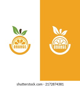 Diseño de logotipo naranja vectorial Icono de diseño
