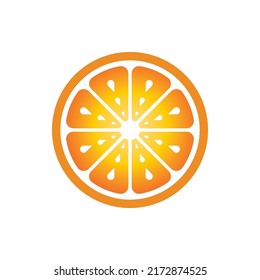 Orange logo design Vector icon illustration design
