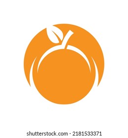 Diseño de logotipo naranja Diseño de icono Vector