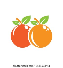 Diseño de logotipo naranja Diseño de icono Vector