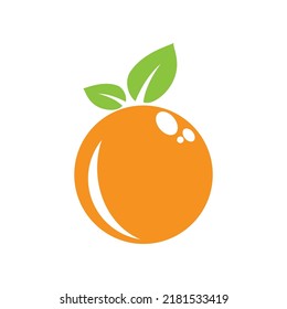 Orange logo design Vector icon illustration design