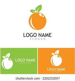 Orange logo design Vector icon illustration design