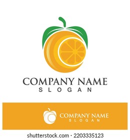 Orange Logo Design Vektorgrafik-Design