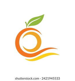 Orange Logo Design Vektorgrafik-Design