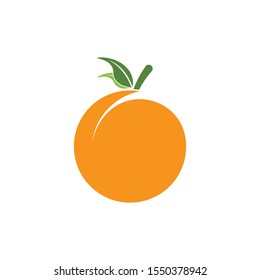 Orange logo design. Vector illustration