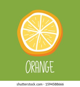Orange logo design. Orange vector. Orange symbol vector.