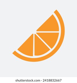 orange logo icon , eps 10