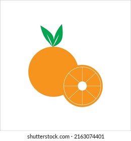 orange logo icon vector design template