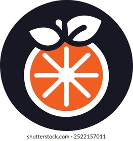 Orange Logo Icon Vector Illustration