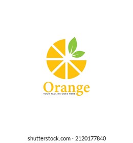 orange logo icon  vector template