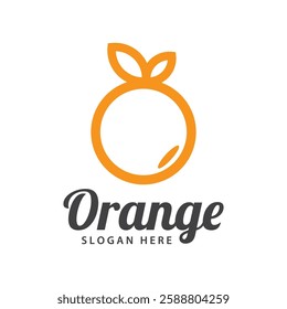 orange logo, orange juice logo, fresh juice for brand with simple design