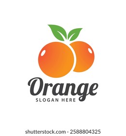 orange logo, orange juice logo, fresh juice for brand with simple design