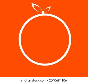 orange logo with masculine style