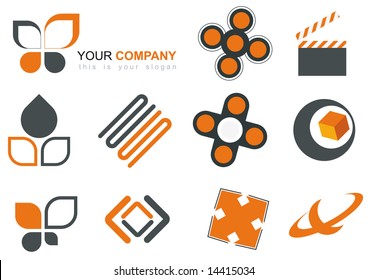 orange logo mix