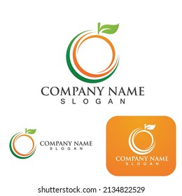 Orange logo and symbol vector design
