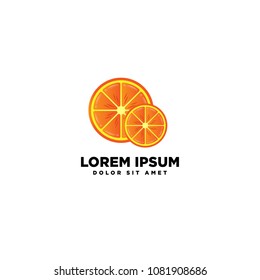 orange logo template vector download