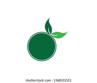 Orange logo template vector icon illustration design - Vector
