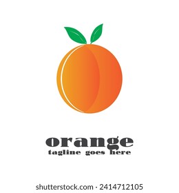 El logo naranja es único y sencillo