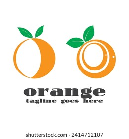 El logo naranja es único y sencillo