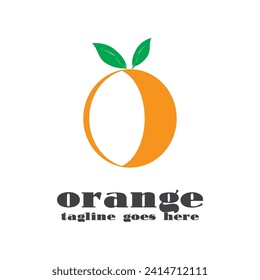 El logo naranja es único y sencillo