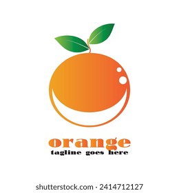 El logo naranja es único y sencillo