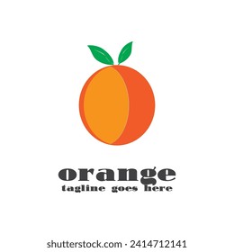 El logo naranja es único y sencillo