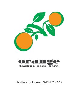 El logo naranja es único y sencillo